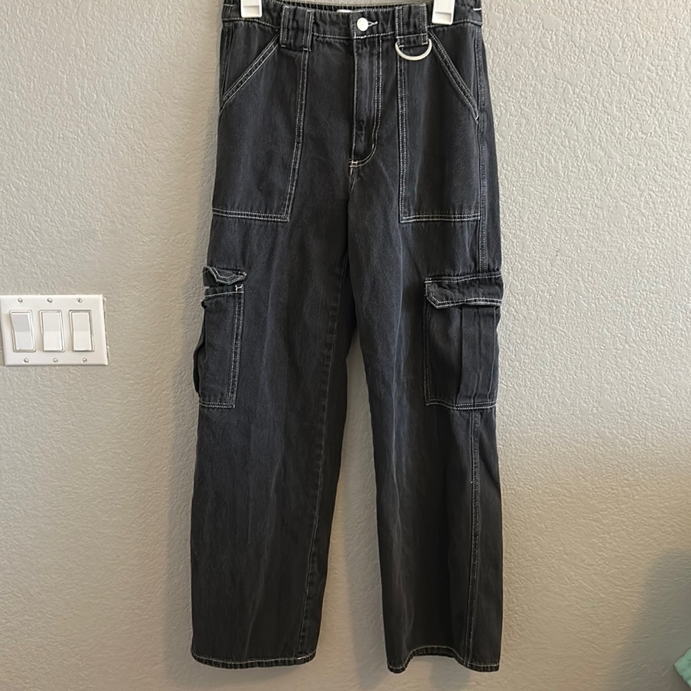 RSQ Cargo pants with white outlining. Worn several times.